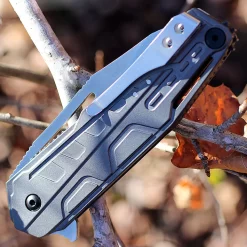 CRKT 5040 Raikiri Dew Hara Field Strip Linerlock, 3.75 In Whancliff Plain Blade, Cold Forged Aluminum Handle -CRKT Store 5040.3 49433.1667398488