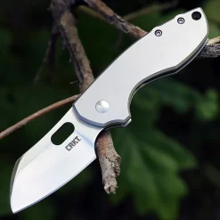 New Release 3 CRKT 5311 Pilar, 2.4" 8Cr13MoV Plain Blade, Stainless Handles