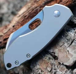 CRKT 5311 Pilar, 2.4" 8Cr13MoV Plain Blade, Stainless Handles -CRKT Store 5311.3 85099.1566585891