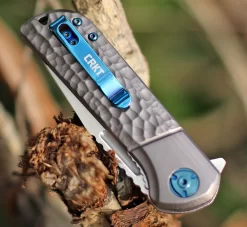 CRKT Lannny Linerlock Silver A/O 6525 , 3.18" 8Cr13Mov Satin Finish Stainless Blade, Silver Sculpted Aluminum Handles -CRKT Store 6525.4 65280.1612535491