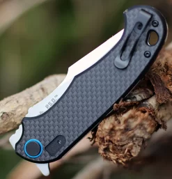 CRKT 7920 P.S.D. Assisted Opening, 3.63" 1.4116 Steel Satin Plain Blade, Black G10 W/ Carbon Fiber Overlay Handle -CRKT Store 7920.4 08508.1612473706