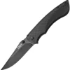 CRKT Burnout Framelock CR4123K, 3.660" 8Cr13mOV Plain Blade, Black Carbon Fiber G10 Base With 3Cr13 On The Back Handle