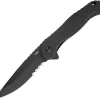 CRKT Taco Viper A/O Folding Knife - Blk Nylon (4.22" Blk SW 1.4116) 2267
