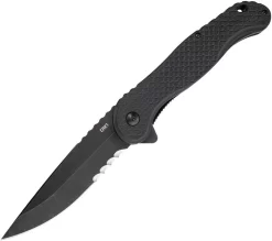 CRKT Taco Viper A/O Folding Knife - Blk Nylon (4.22" Blk SW 1.4116) 2267