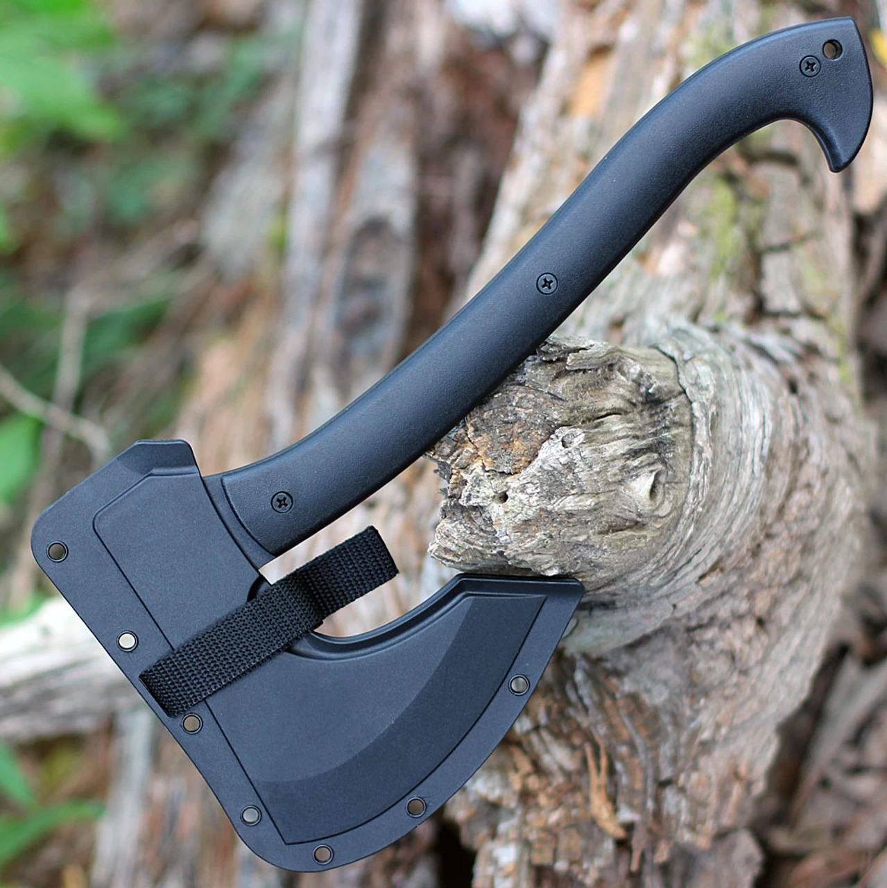 CRKT Skeggox Axe 13" - Black GRN (4.83" SK-5 Powder Coat) 2917 4 CRKT Skeggox Axe 13" - Black GRN (4.83" SK-5 Powder Coat) 2917 - Image 4