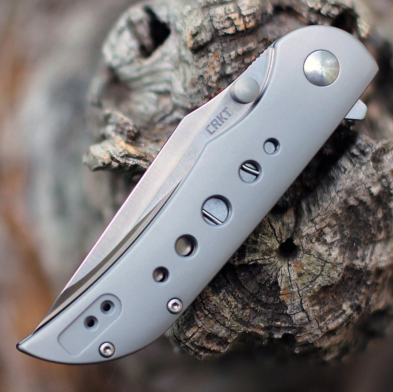 CRKT Oxcart Assisted Flipper - Gray (3.05" AUS-8 Satin SS) 6135 3 CRKT Oxcart Assisted Flipper - Gray (3.05" AUS-8 Satin SS) 6135 - Image 3