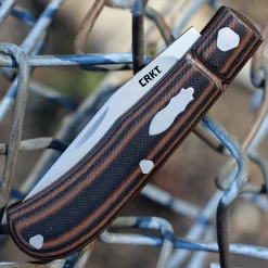 CRKT Rogers Venandi Slip Joint - Blk / Brown G-10 (3.12" 8Cr13MoV) 7100 -CRKT Store CR7100.2 97514.1667501581
