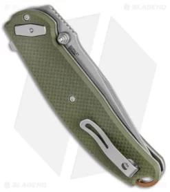 CRKT Burnley Butte Deadbolt Lock Assisted Flipper Knife Green G-10 (3.3" SW) 6 CRKT Burnley Butte Deadbolt Lock Assisted Flipper Knife Green G-10 (3.3" SW) -CRKT Store CRKT Burnley Butte Deadbolt Lock Assisted Green G 10 SW BHQ 144096 jr side
