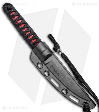 CRKT Burnley Obake Fixed Blade Knife Red (3.64" Gray TiNi) 2367R 3 CRKT Burnley Obake Fixed Blade Knife Red (3.64" Gray TiNi) 2367R - Image 3