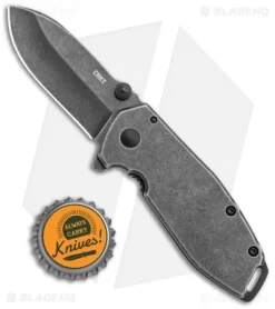 CRKT Burnley Squid Assisted Frame Lock Knife (2.4" Black Stonewash) 2493 -CRKT Store CRKT Burnley Squid Assisted FL Black SW 2493 BHQ 126211 jr bottlecap