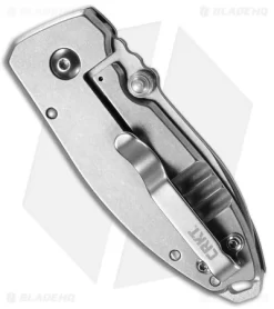 CRKT Burnley Squid Holey Frame Lock Knife (2.25" Stonewash) 2491 -CRKT Store CRKT Burnley Squid FL Holey SW 2491 BHQ 119329 jr side