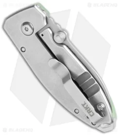 CRKT Burnley Squid Frame Lock Knife Natural G-10 (2.25" SW D2) -CRKT Store CRKT Burnley Squid FL Natural G 10 Satin BHQ 107739 jr side