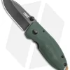 CRKT Burnley Squid Frame Lock Knife Green Micarta (2.25" Smokewash D2)