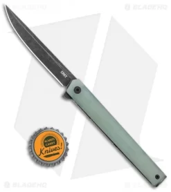 CRKT CEO Exclusive Flipper Liner Lock Knife Natural G-10 (3.25" Smokewash) -CRKT Store CRKT CEO Flipper LL Natural G 10 Black SW D2 BHQ 121122 jr bottlecap