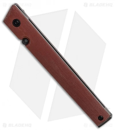 CRKT CEO Liner Lock Knife Burgundy Micarta (3.1" Smokewash D2) 2 CRKT CEO Liner Lock Knife Burgundy Micarta (3.1" Smokewash D2) - Image 2