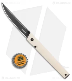 CRKT CEO Liner Lock Knife White Micarta (3.1" Smokewash D2) BHQ Exclusive 9 CRKT CEO Liner Lock Knife White Micarta (3.1" Smokewash D2) BHQ Exclusive -CRKT Store CRKT CEO Liner Lock Knife White Micarta Smokewash Exclusive BHQ 116341 jr bottlecap
