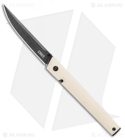 CRKT CEO Liner Lock Knife White Micarta (3.1" Smokewash D2) BHQ Exclusive 1 CRKT CEO Liner Lock Knife White Micarta (3.1" Smokewash D2) BHQ Exclusive