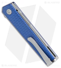 CRKT CEO Microflipper Liner Lock Knife Blue Aluminum (2.21" Satin) 6 CRKT CEO Microflipper Liner Lock Knife Blue Aluminum (2.21" Satin) -CRKT Store CRKT CEO Microflipper LL Blue Aluminum Satin BHQ 178655 jr side