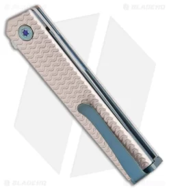 CRKT CEO Microflipper Liner Lock Knife Aluminum (2.36" Satin) 6 CRKT CEO Microflipper Liner Lock Knife Aluminum (2.36" Satin) -CRKT Store CRKT CEO Microflipper LL Grayish Aluminum Satin BHQ 178654 jr side