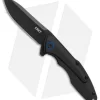 CRKT Caligo Liner Lock Flipper Knife Black Al (3.1" Black) 6215