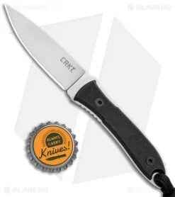 CRKT Carson F4-02N Fixed Blade Neck Knife Black G-10 (2.88" Satin) -CRKT Store CRKT Carson F4 02N Neck Knife Black G 10 Satin CRF402N BHQ 90721 jr bottlecap