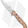 CRKT Carson M16-03BS Frame Lock Knife Bronze Stainless Steel (3.6" Satin)
