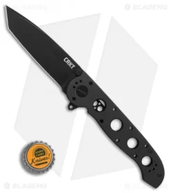 CRKT Carson M16-04KS Tanto Frame Lock Flipper Knife (3.87" Black) -CRKT Store CRKT Carson M16 04KS Tanto black BHQ 76690 er bottlecap