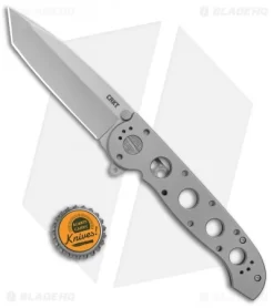 CRKT M16-04SS Stainless Steel Frame Lock Knife Tanto (3.9" Bead Blast) -CRKT Store CRKT Carson M16 04SS SS Tanto FL Flipper BB BHQ 138967 jr bottlecap
