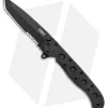 CRKT Carson M16-10KZ Tanto Flipper Knife Black GFN (3" Black Serr)