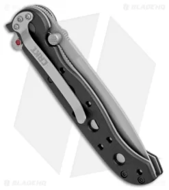 CRKT Carson M16-01Z EDC Spear Point Flipper Knife Zytel (3" Bead Blast) -CRKT Store CRKT Carson M16 10Z SP Zytel BB Serr BHQ 8899 jr side