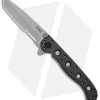 CRKT Carson M16-10Z Tanto Flipper Knife (3" Bead Blast Serr)