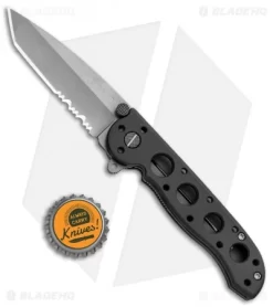 CRKT Carson M16-12 Folding Tanto Flipper Knife BB (3" Bead Blast Serr) -CRKT Store CRKT Carson M16 12 Folding Tanto BB BB Serr BHQ 87731 jr bottlecap