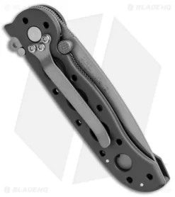 CRKT Carson M16-12 Folding Tanto Flipper Knife BB (3" Bead Blast Serr) -CRKT Store CRKT Carson M16 12 Folding Tanto BB BB Serr BHQ 87731 jr side