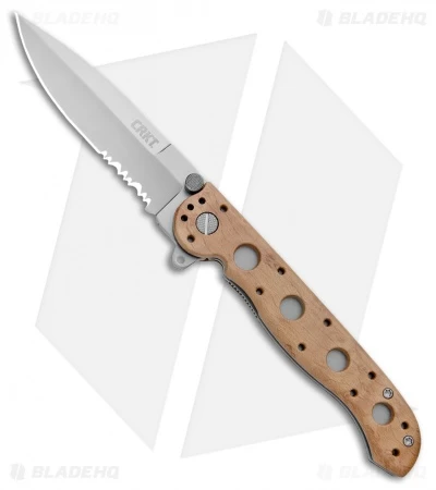 CRKT Carson M16-13ZM Desert Spear Point Flipper Knife (3.5" Bead Blast Serr) 1 CRKT Carson M16-13ZM Desert Spear Point Flipper Knife (3.5" Bead Blast Serr)