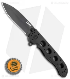 CRKT Carson M21-02G Flipper Knife Black G-10 (3" Black) -CRKT Store CRKT Carson M21 02G Flipper Knife Black G 10 3 Gray BHQ 3171 LS Bottlecap