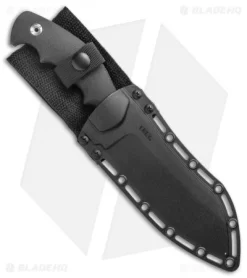 CRKT Catchall Fixed Blade Knife Rubberized GRN (5.5" Satin) -CRKT Store CRKT Catchall Fixed Blade Black Satin BHQ 138973 jr sheath