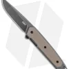 CRKT Cinco Frame Lock Brown G-10 Knife (2.9" Black) 7091