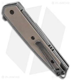 CRKT Cinco Frame Lock Brown G-10 Knife (2.9" Black) 7091 -CRKT Store CRKT Cinco FL Brown G 10 Black 7091 BHQ 119357 jr side