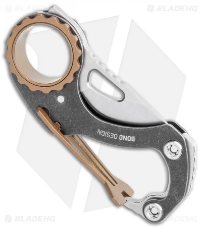 CRKT Compano Carabiner Folding Knife (1.4" Satin) 9082 3 CRKT Compano Carabiner Folding Knife (1.4" Satin) 9082 - Image 3