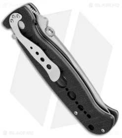 CRKT Crawford Falcon Liner Lock Knife Black Zytel (3.875" Satin Serr) 6243 6 CRKT Crawford Falcon Liner Lock Knife Black Zytel (3.875" Satin Serr) 6243 -CRKT Store CRKT Crawford Falcon LL Black Zytel Satin Serr 6243 BHQ 75700 jr side