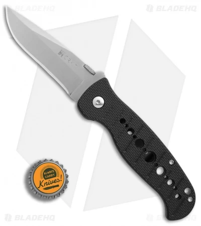 CRKT Crawford Falcon Liner Lock Knife Black Zytel (3.875" Satin) 6232 4 CRKT Crawford Falcon Liner Lock Knife Black Zytel (3.875" Satin) 6232 - Image 4
