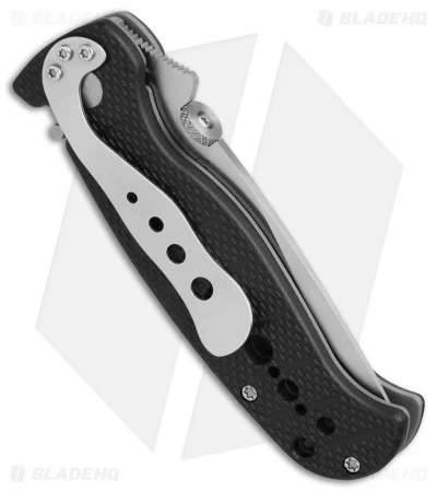 CRKT Crawford Falcon Liner Lock Knife Black Zytel (3.875" Satin) 6232 2 CRKT Crawford Falcon Liner Lock Knife Black Zytel (3.875" Satin) 6232 - Image 2