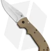 CRKT Crawford Kasper Liner Lock Knife Tan Zytel (3.75" Satin) 6773D