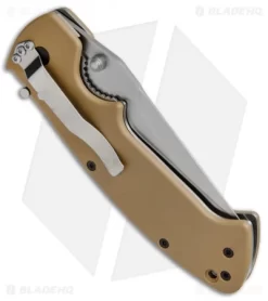 CRKT Crawford Kasper Liner Lock Knife Tan Zytel (3.75" Satin) 6773D -CRKT Store CRKT Crawford Kasper Tan Zytel CR6773D BHQ 43792 jr side 2