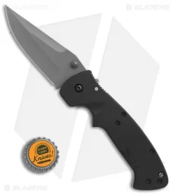 CRKT Crawford Kasper Liner Lock Knife (3.75" Gray) 6773Z -CRKT Store CRKT Crawford Kasper gray BHQ 7141 er bottlecap