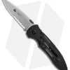 CRKT Crawford Point Guard Liner Lock Knife (3.5" Bead Blast Serr) 6762