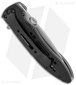 CRKT Crawford Point Guard Liner Lock Knife (3.5" Bead Blast Serr) 6762 -CRKT Store CRKT Crawford PG LL BB Serr 6762 BHQ 87727 jr side