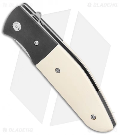 CRKT Curfew Spring Assisted Knife White Fiber/Black Aluminum (3.1" Satin) 2 CRKT Curfew Spring Assisted Knife White Fiber/Black Aluminum (3.1" Satin) - Image 2