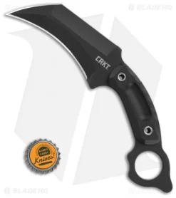 CRKT Du Hoc Karambit Fixed Blade Knife (5.1" Black) 2630 -CRKT Store CRKT Du Hoc Karambit Black BHQ 85386 er bottlecap