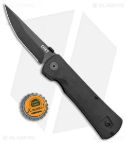 CRKT Folding Hissatsu Spring Assisted Knife (3.875" Black) 2903 -CRKT Store CRKT Folding Hissatsu SA Black 2903 BHQ 1948 jr bottlecap